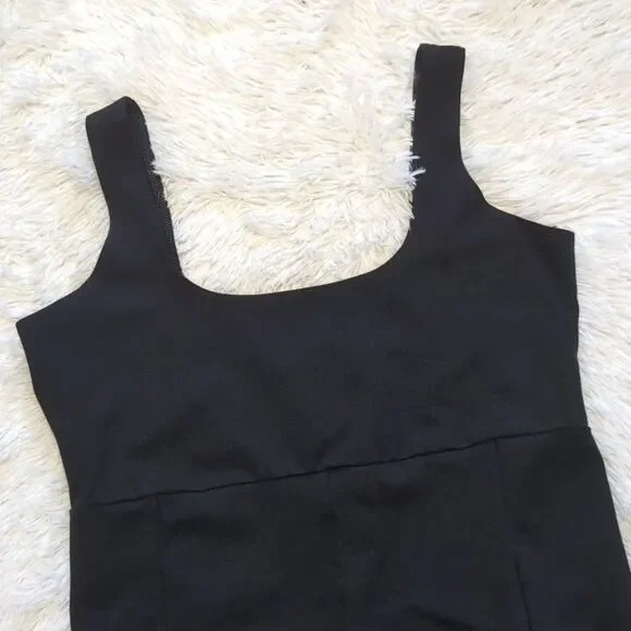 Blackmilk Lace Up Push It Underbust Corset Black Catsuit Jumpsuit Size XL - Picture 10 of 16